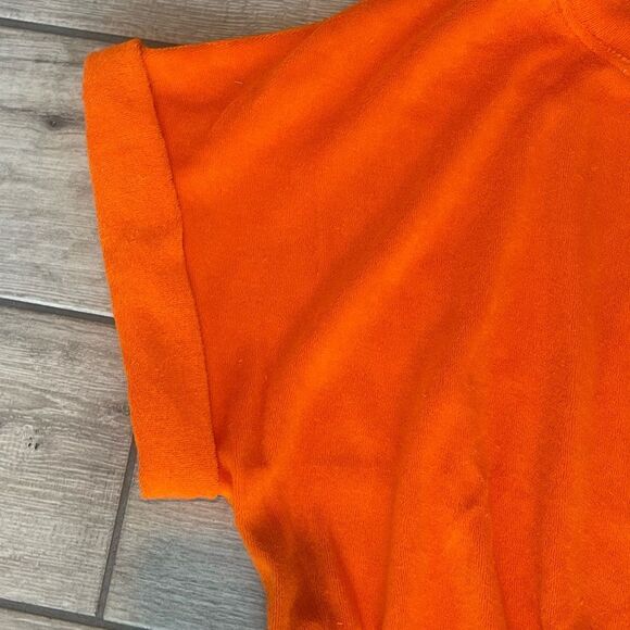 Elan Two piece Terry Short set, rolled cuff sleeve with drawstring shorts. - Picture 5 of 11